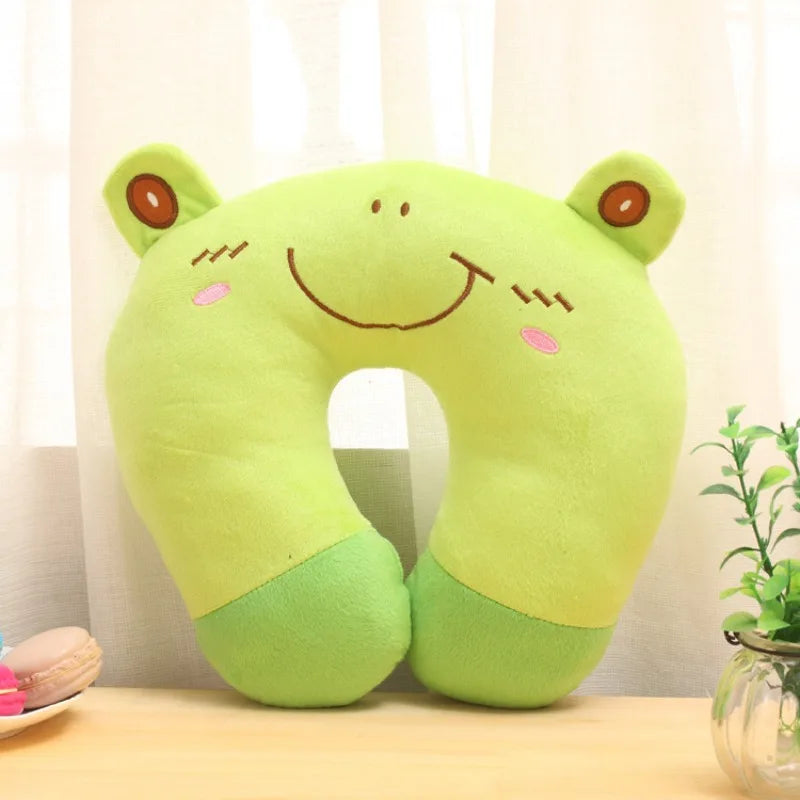 Cartoon Animal U-shaped Pillow, Creative U-shaped Neck Pillow, Nap Neck Pillow, Suitable for Outdoor Travel, Reduces Fatigue