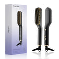ANLAN Beard Hair Straightening Brush Hot Heated Comb Men Beard Multifunctional Straightener Ceramic Comb Quick Hair Styler