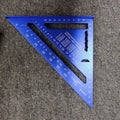 Aluminium Alloy Triangle Ruler 7 Inch High Precision Carpenter Square Multi Function 90 Degree Speed Square Measuring Tool