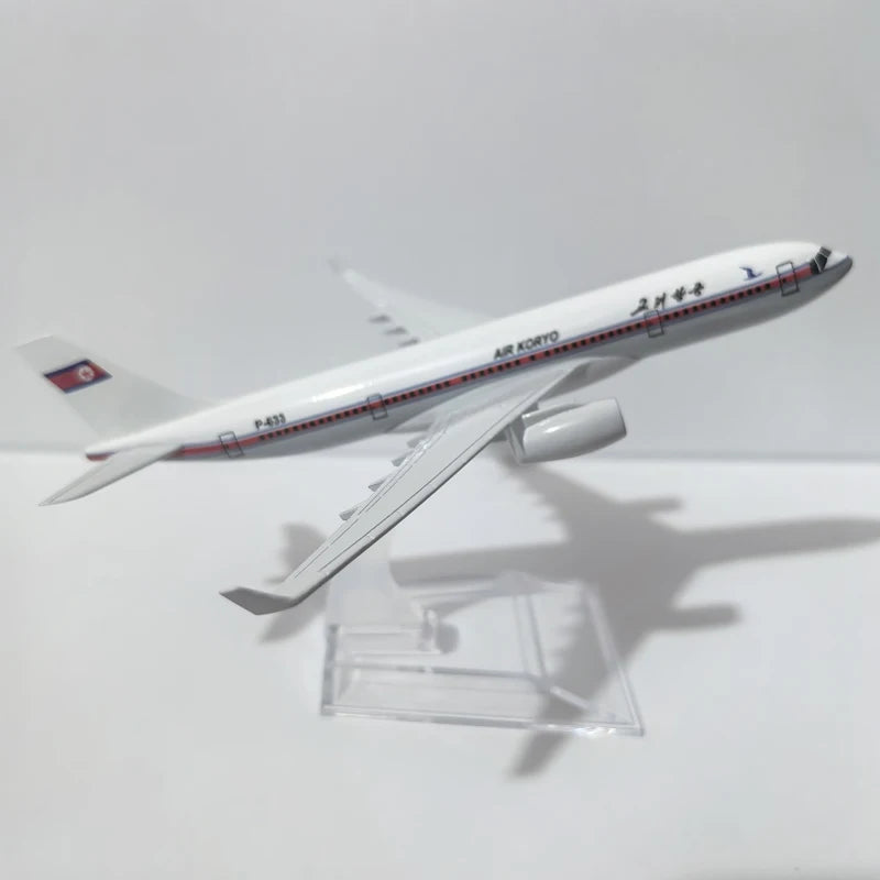 JASON TUTU 16cm Air North Korea Air Bus A330 Airplane Model Airplane Diecast Metal 1/400 Scale Planes KORYO 330
