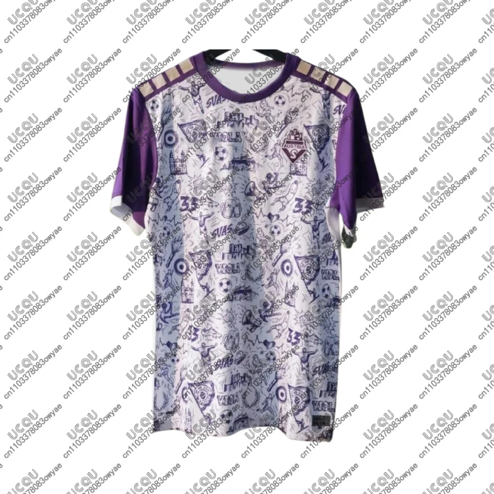 2025-26 Mens Kids Boys Match Top Adult Soccer Sports Away Game Gift Quick-drying Football Jersey Male Home A-Austria S-Salzburg