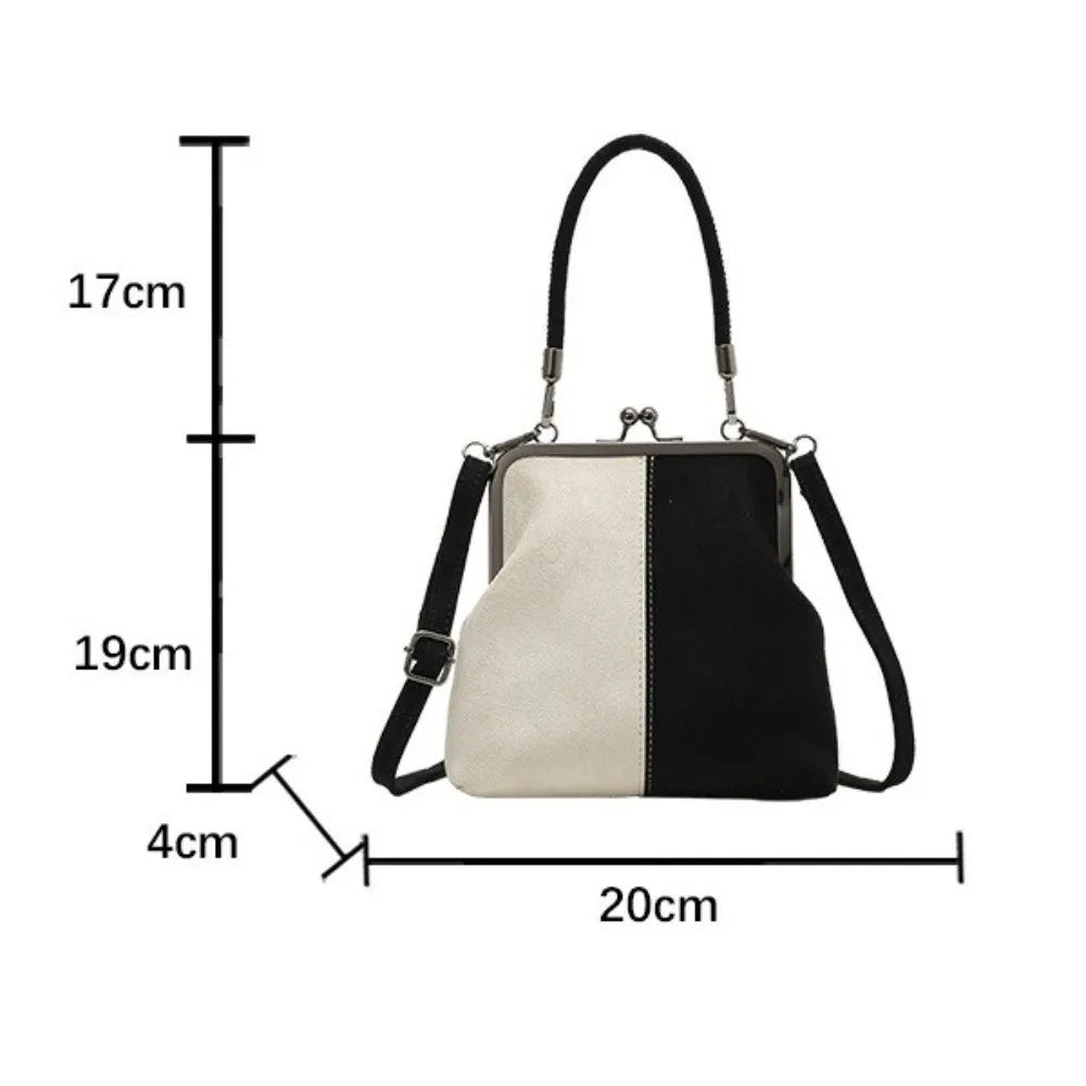 New Vintage Style Women Handbag Fashionable Navy Blue Designer Shoulder Bag Versatile Lady‘s Denim Purses Crossbody Bags
