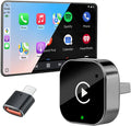 2-in-1 Wireless CarPlay & Android Auto Adapter 5.8GHz Pro – Seamless Switch for Multi-Driver Families – Convert Factory Wired to