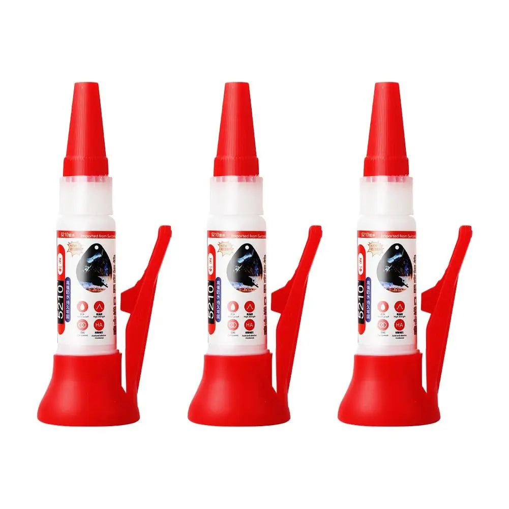 20ML Powerful Solder Quick Dry 5210 Cyanoacrylate Quick Glue High-Strength Oily Welding Super Glue MultiMaterial Repair Adhesive