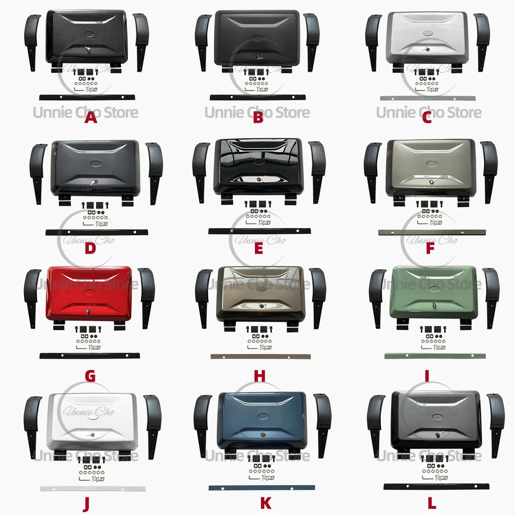 Side Toolbox Storage Box for Land Rover Defender 110 Exterior Accessories No Punching Roof Box Mounted Gear Carrier With Lock