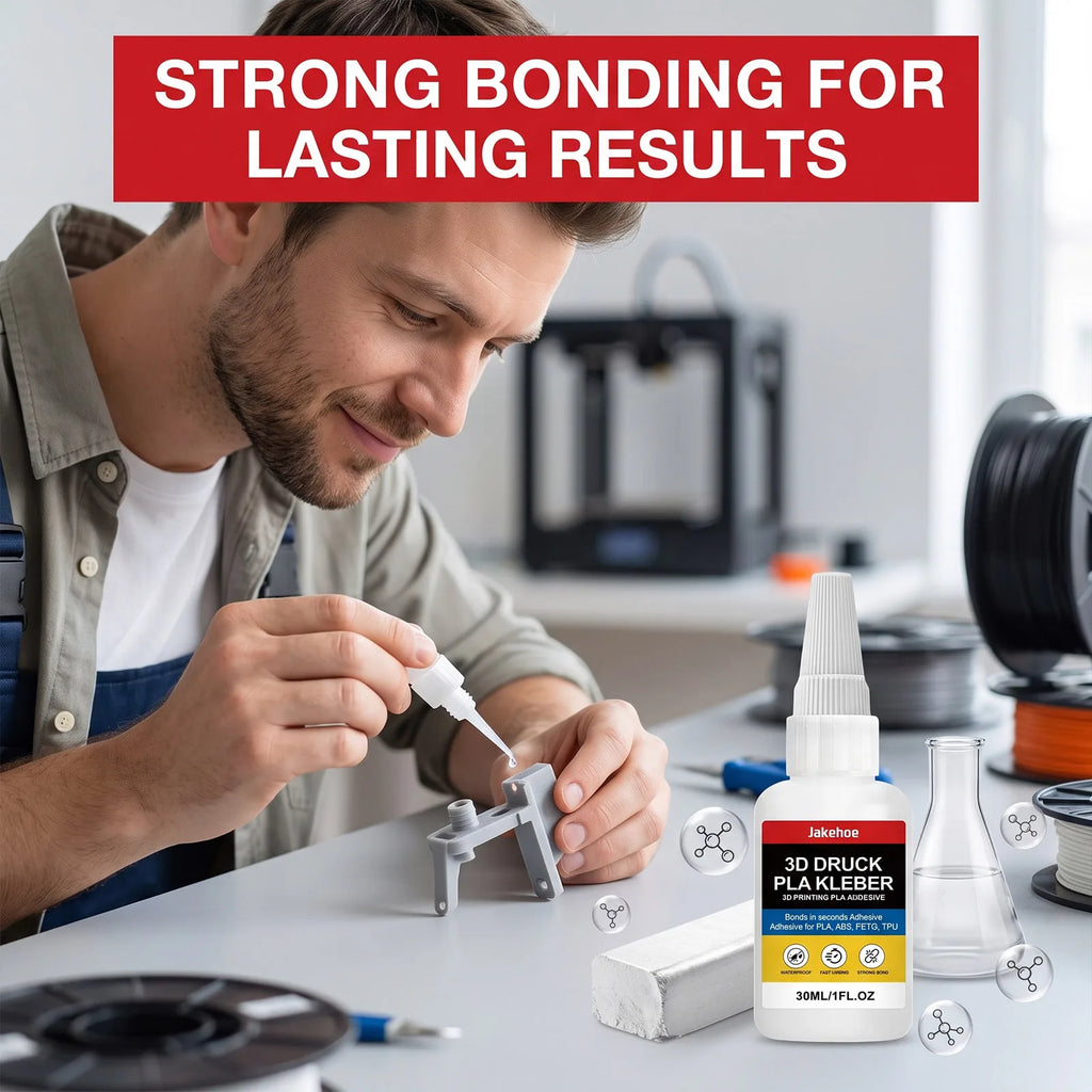 3D Printing Assembly Glue Low Odor Easy Apply Strong Bond Multi Material PLA ABS PETG Resin Model Craft Repair Adhesive