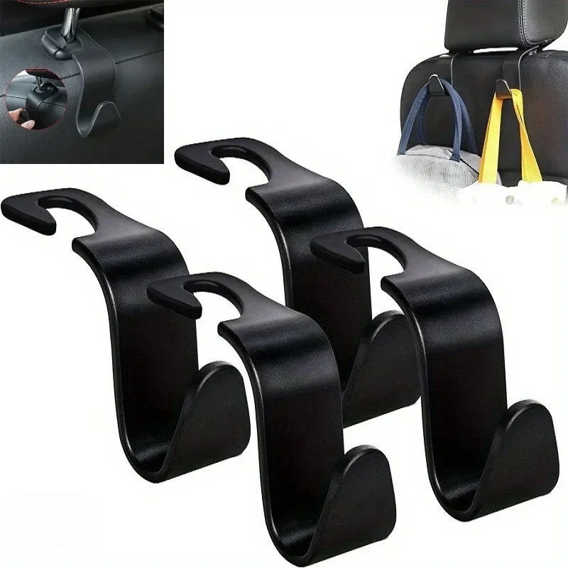 2/4PCS Automobile Pendant Supplies Headrest Hook Hidden Car Rear Seat Back Car Multi-Function Seat Hook