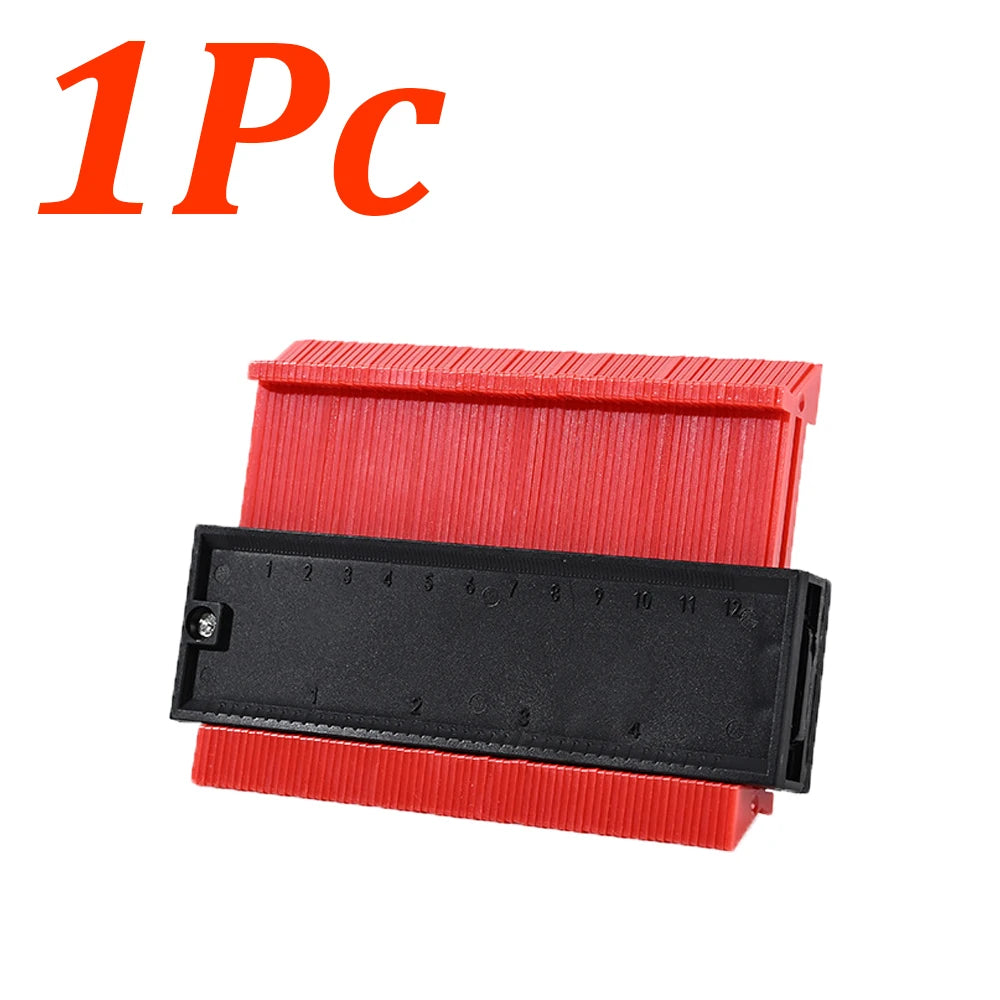 3-1Pcs Shape Contour Gauge Duplicator Measuring Ceramic Tile Carpet Cutting Template Profile Angle Ruler Contour Copier Woodwork