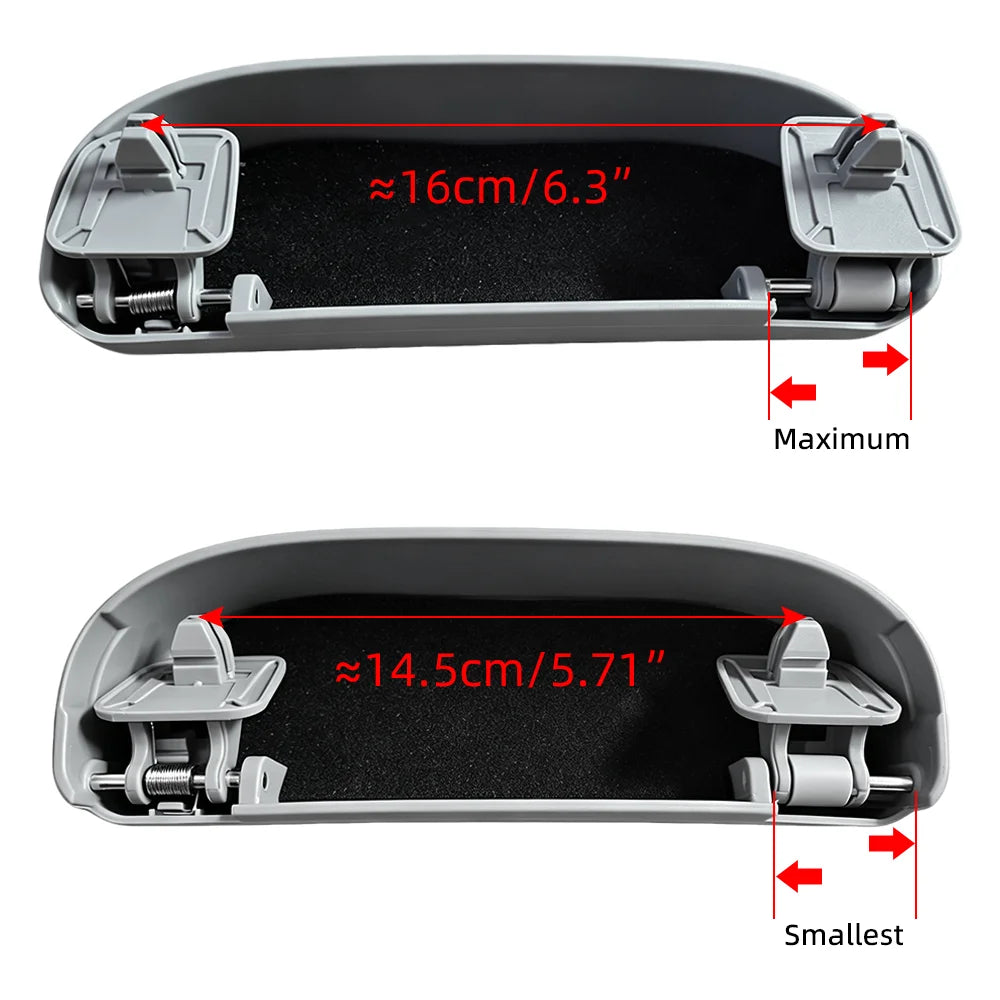 Car Glasses Box Storage Holder for Audi Q3 Q5 Q7 A3 8V 8P S3 A4 B9 B8 A5 A6 C7 C8 C6 A7 A8 2013-2023 Sunglasses Case Accessories