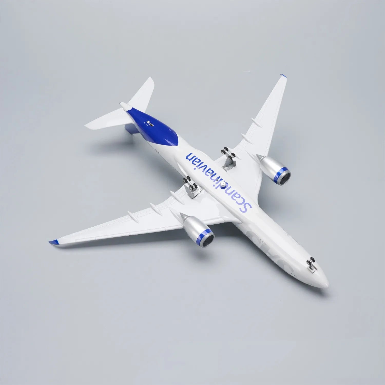 47cm Large Scale SAS A350 Airplane Model Resin Diecast Model plane with Landing Gear Wheel for Collections Display or Toy Gift