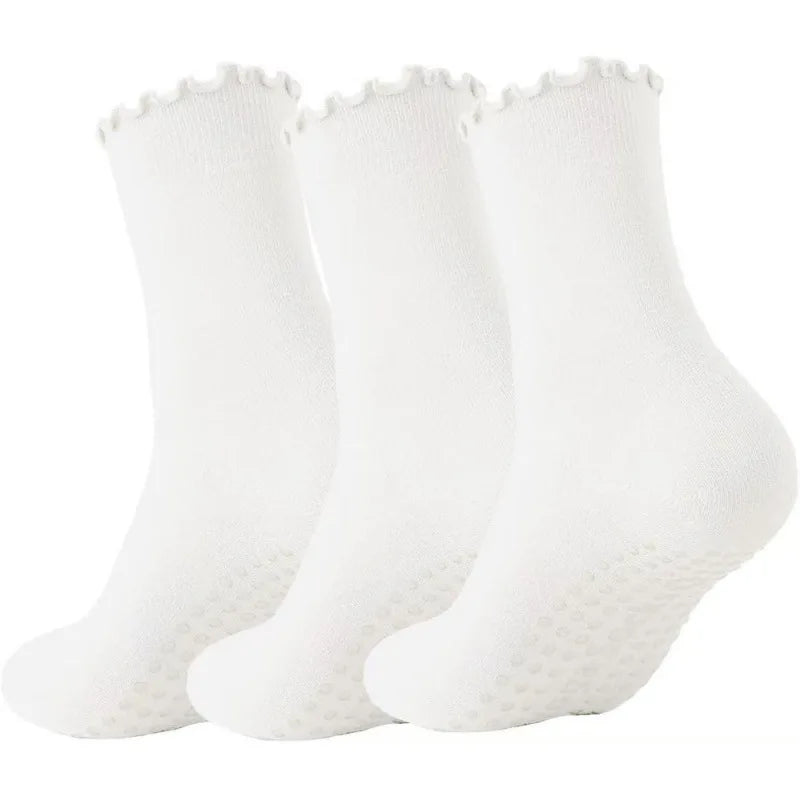 Professional Women Yoga Socks Ladies Fitness Cotton Breathable Non-Slip Pilates Socks Damping Dance Ballet Grip Socks for Women