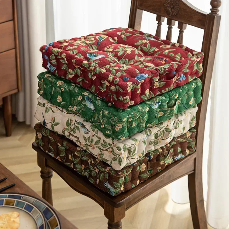 40X40CM Cotton Durable Window Sill Floor Sofa Cushion Fine Stitching Sitting Cushion Thicken Household Supplies 1PB