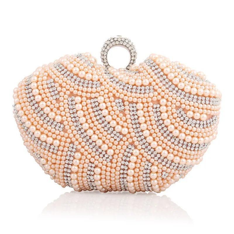 New Arrival Flower Crystal Wedding Bridal Clutch Purse Luxury Designer Women's Dinner Party Cocktail Handbags Diamond Bags