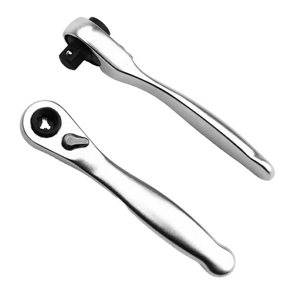 Ratchet Wrench 1/4 Drive Ratchet Handle Mini 72 Teeth Quick Release Socket Spanner Screwdriver Bit Hand Tool