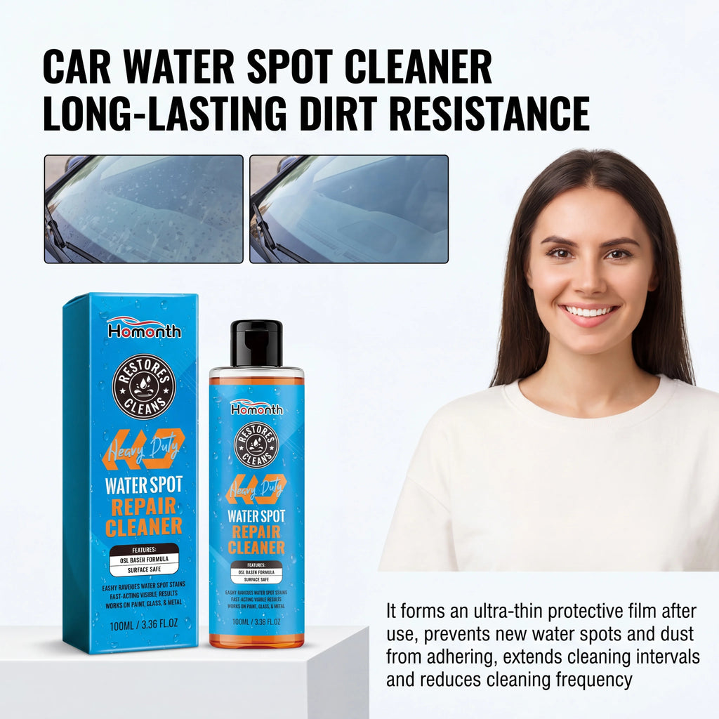 Car Water Spot Remover Hard Water Stain Remover for Car Paint Glass Metal Automotive Detailing Restores Shine 100ml Autocare