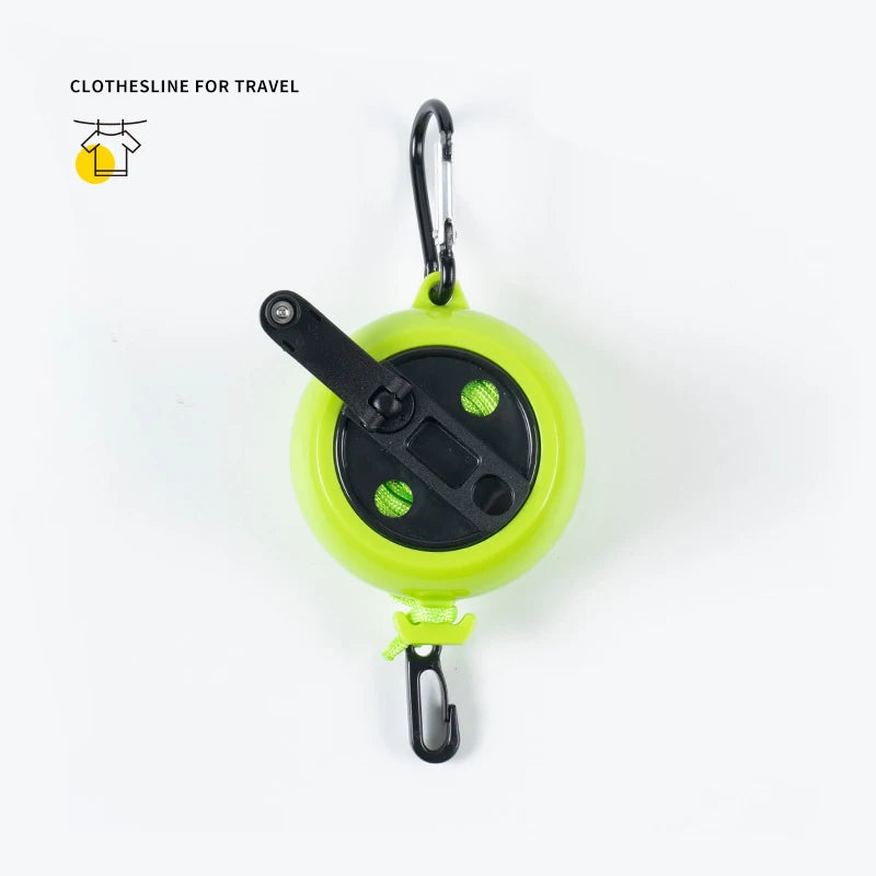 1PC Adjustable Portable Clothesline, Retractable Outdoor Travel Clothes Line for Camping, Hiking and Indoor Use