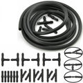 Anti-Leak Heavy Duty Car Wiper Washer Hose 2M+18pcs Connectors Jet Tube Pipe Nozzle Pump Car Wash Maintenance Tools