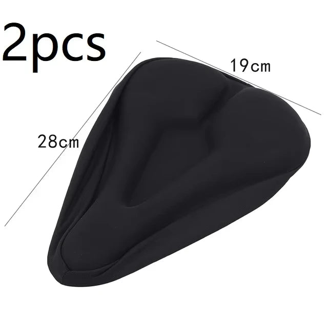 3D Soft Thickened Bicycle Seat Breathable Bicycle Saddle Seat Cover Comfortable Foam Seat Mountain Bike Cycling Pad CushionCover