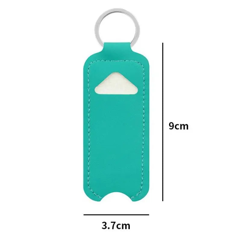Travel Friendly Lip Balm Holder Keychain with Bag Secure Lipstick Storage Ideal for Women