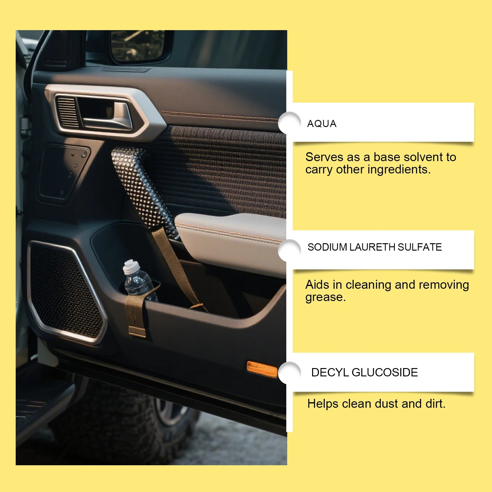 Car Interior Cleaner Effectively Removes Dust Grease Stains Cleans Polishes Interior Dashboard Enhances Shine Refurbishing Agent