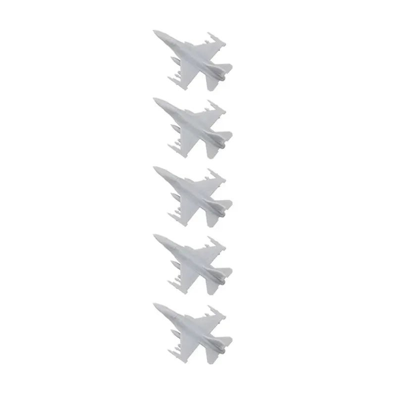 5PCS F-16C Fighting Falcon Resin Fighter Aircraft Battle-plane 1/2000 1/700 1/350 Length 6mm 21mm 42mm Mini Aeroplane Model