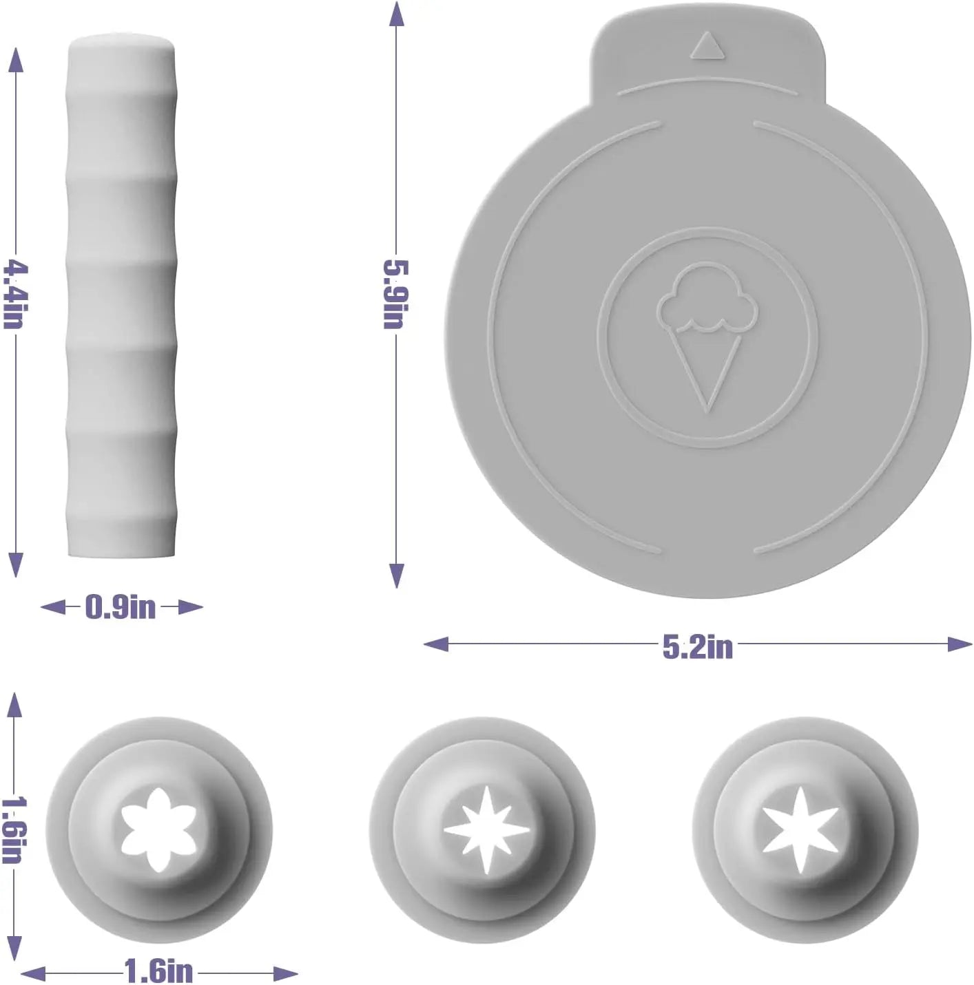 Dustproof Seal Lid for Ninja Swirl NC700 NC701 Ice Cream Maker Accessories
