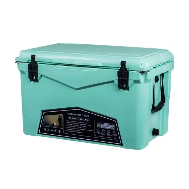 Oem Custom Portable Food 35qt Cooler Box Lldpe Fishing Ice Chest Cooler Outdoor Hard Camping Cooler Box