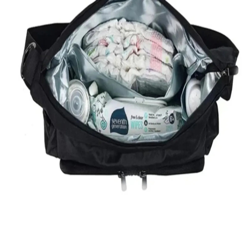 Portable Stroller Diaper Bag Mommy Storage Bag for Baby Stroller Multifunctional stroller Black Waterproof Storage Bag