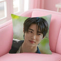 Korean Celebrity Byeon Wooseok Double-sided Printed pillow cover Short plush Suitable living rooms bedrooms throw cushion cover