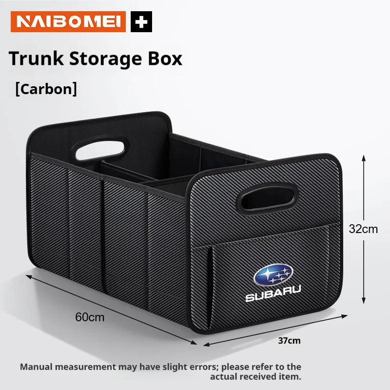 For Subaru STI Brz Wrx Xv Ascent Forester Outback Impreza Legacy Car Trunk Foldable Storage Box Large Capacity Storage Bag
