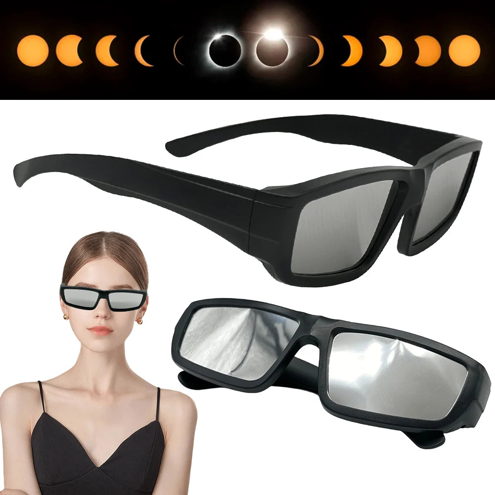 1/2/3/5/10 Pack Solar Eclipse Glasses Meets ISO 12312-2:2015(E) Standards Plastic Eclipse Glasses Solar Eclipse Viewing Glasses
