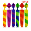 6-24pcs Popsicles Molds DIY Popsicle Maker Summer Ice Cream Yogurt Jelly Ice Pop Mold Freeze Cream Maker Kitchen Tool Accessory