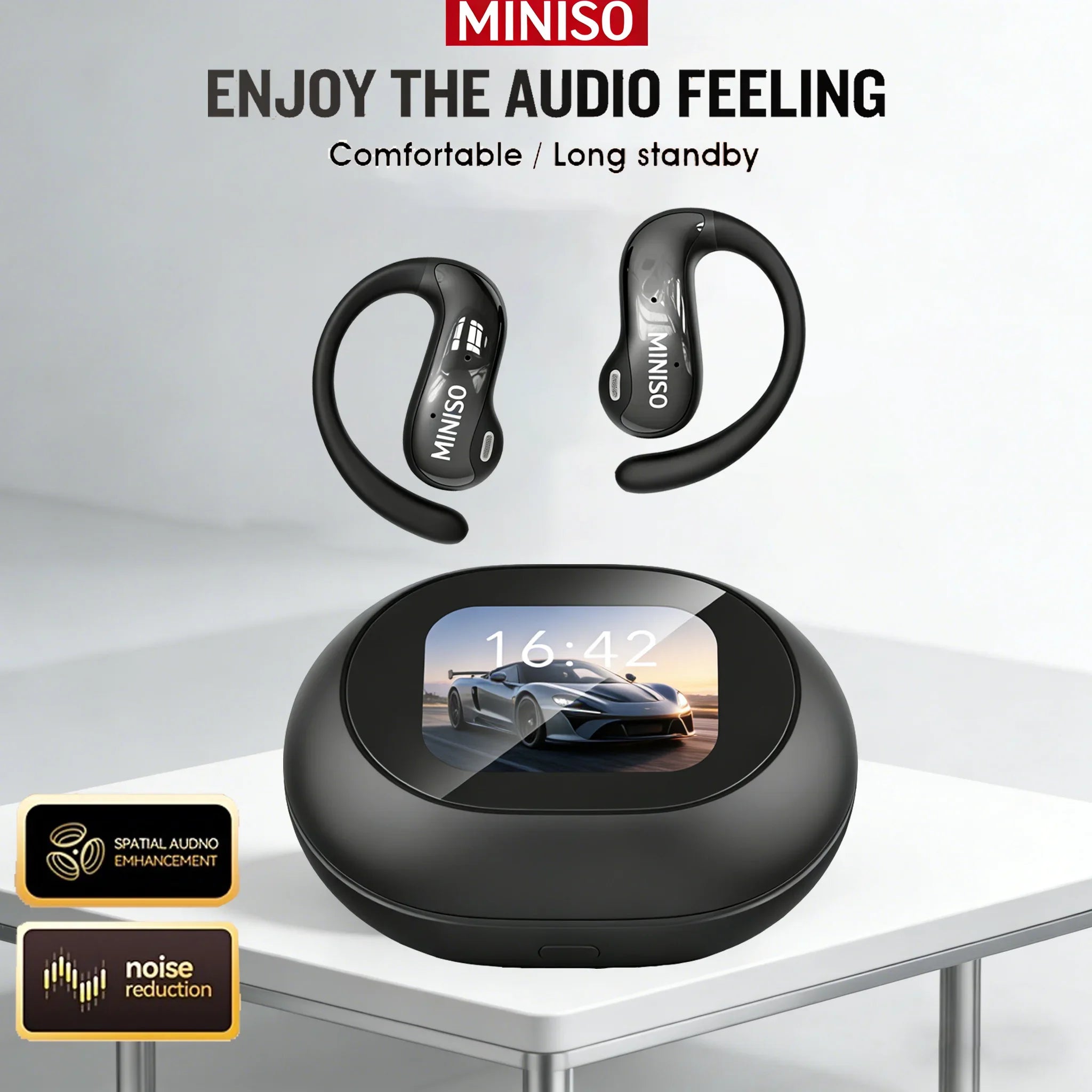 [Intelligent Touchscreen Earbuds]MINISO MS188 Bluetooth Earphones AI Translation Earbuds Wireless Headphones with Mic