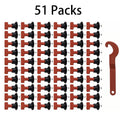 Tile Leveling System Kit Reusable Stainless Steel T-Pin Leveler Spacers with Wrench for Wall Floor Alignment Lippage Free