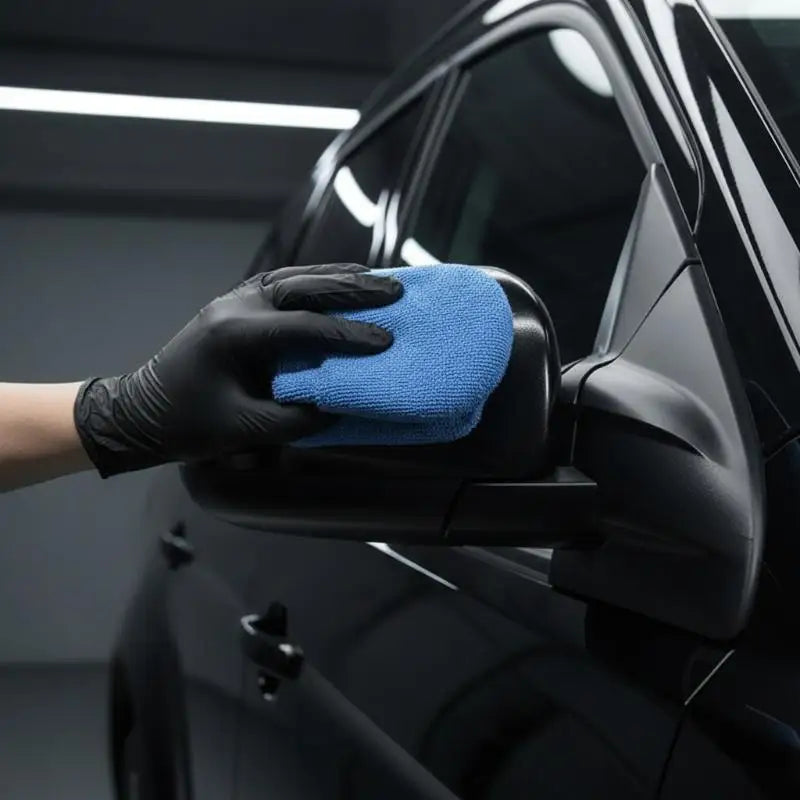 1pcs Soft Microfiber Car Wax Applicator Mitts Polishing Sponge Wax Foam Applicator Pad For Car Cleaning Auto Detailing