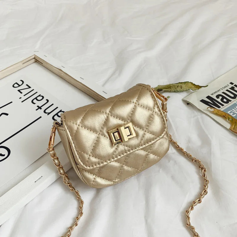1Pc Mini Bag Crossbody Bag Fashion Girl Bag Child Bag Clothes Decorative Accessories Coin Purse Bag
