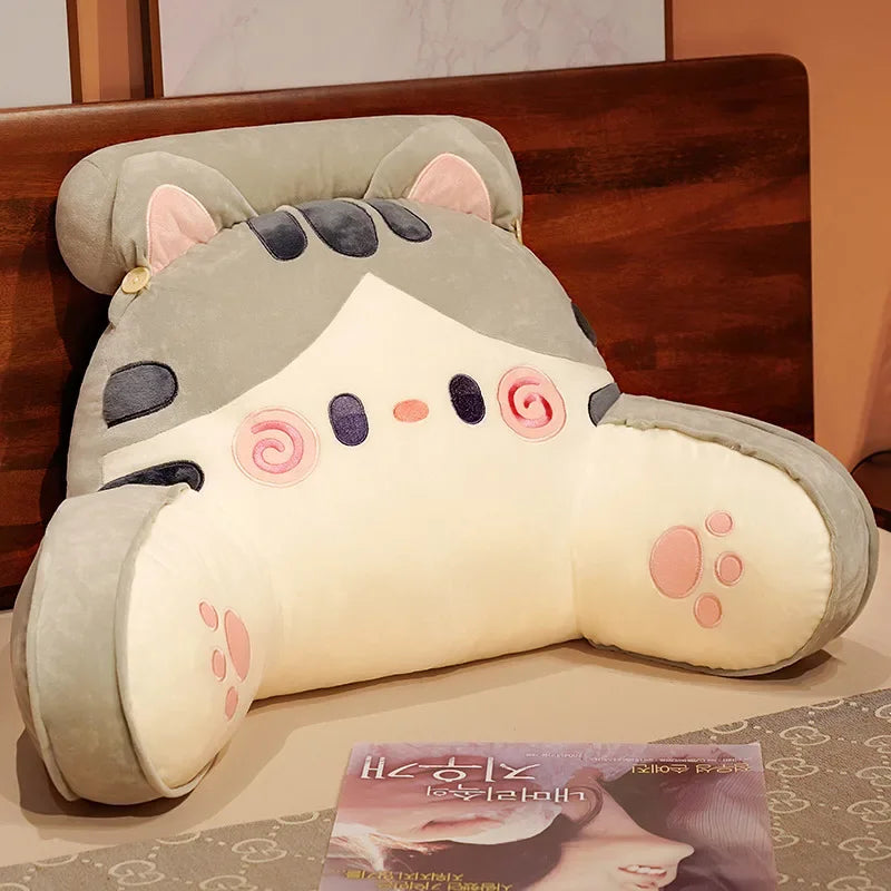 Tatami mattress cartoon headrest cushion soft bag backrest mattress sofa cushion waist  waist cushion