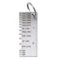 Wire Gauge Measuring Tool Stainless Steel Durable Round Wire Gauge for Woodworker Accessories