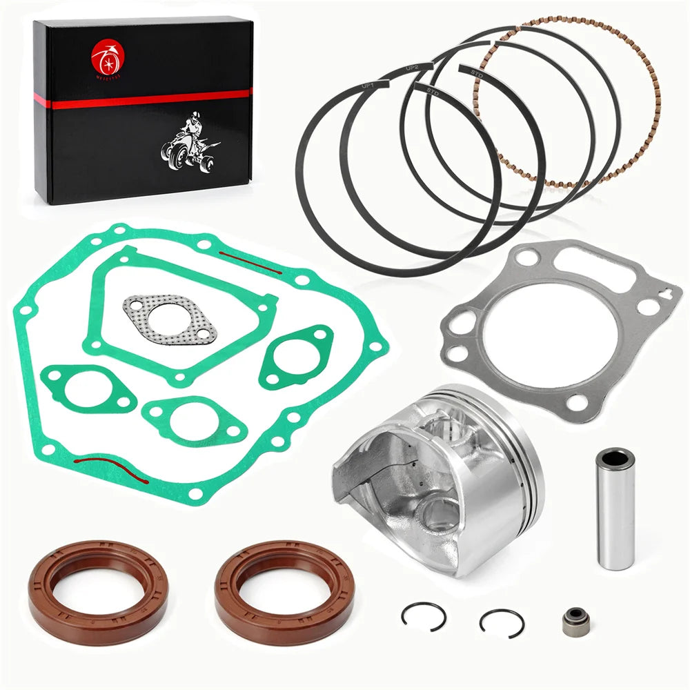357cc ENGINE REBUILD KIT 0.25mm Oversize Piston RINGS GASKETS SEALS For YAMAHA 4Cycle GOLF CART MOTOR G21 22 23 27 28 YDRA 00-13