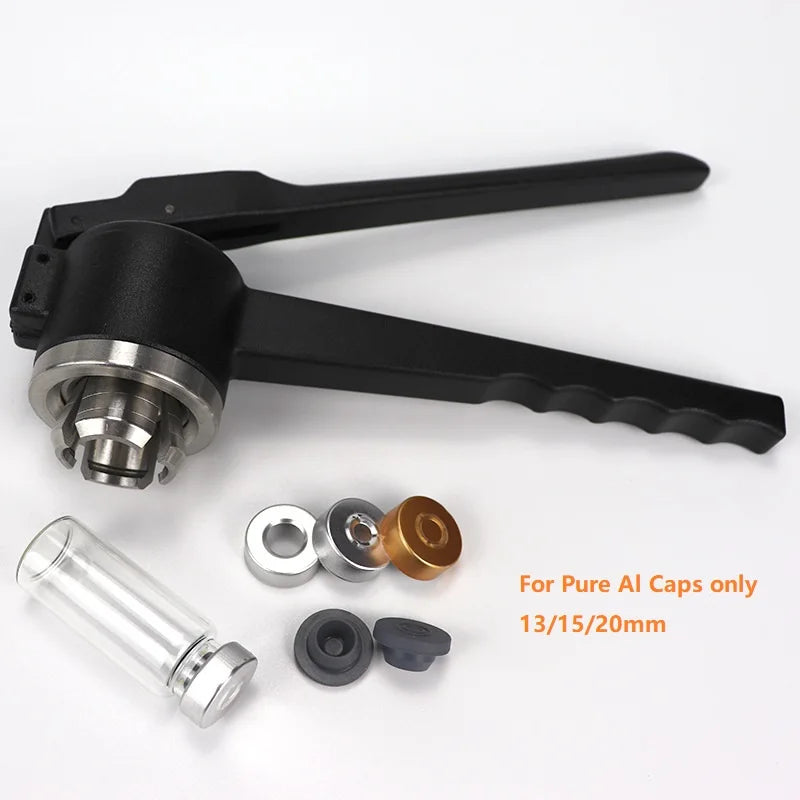 Glass Vial Crimper 13mm 15mm 20mm Vials Sealing Machine Cap Capper Bottle Crimping Capping Tools