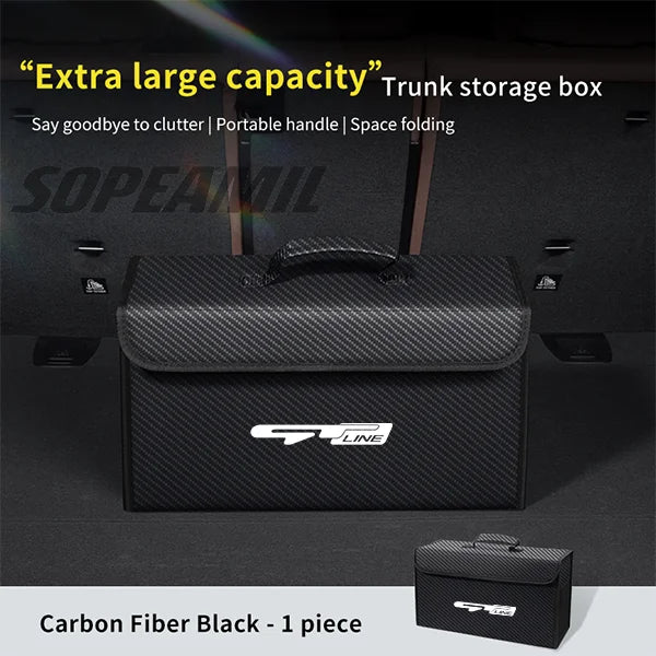 Car Trunk Organizing And Storage Box For Kia K2 K3 K5 K7 Rio Sportage Niro Picanto Stinger Sorento Carens Carnival Cerato VENGA