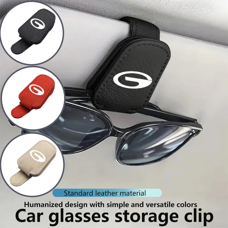 Car Sun Visor Glasses Box Sunglasses Clip Auto Accessories For GAC MOTOR Aion Y AION V Trumpchi GS3 GS4 GS5 GS8 GA4 GA6 GA8 M8