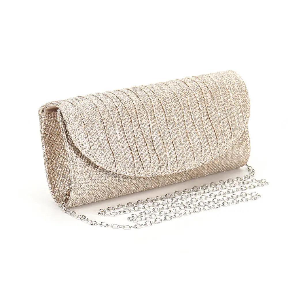 Ladies Shiny Clutch Fashionable Fashion Elegant Purse Evening Clutch Bag Glossy Gold Envelope Bag For Red Carpet Events Weddings