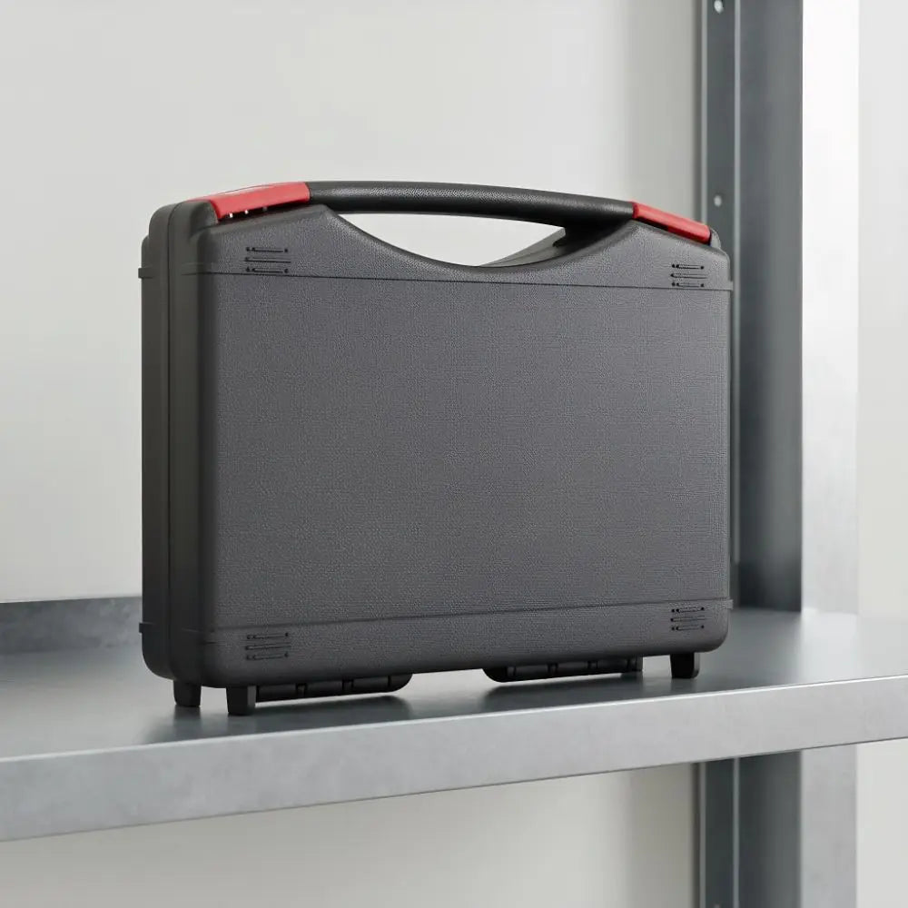 Plastic Multi-Function Tool Box Waterproof Portable Repair Tool Storage Large Capacity Black Storage Container