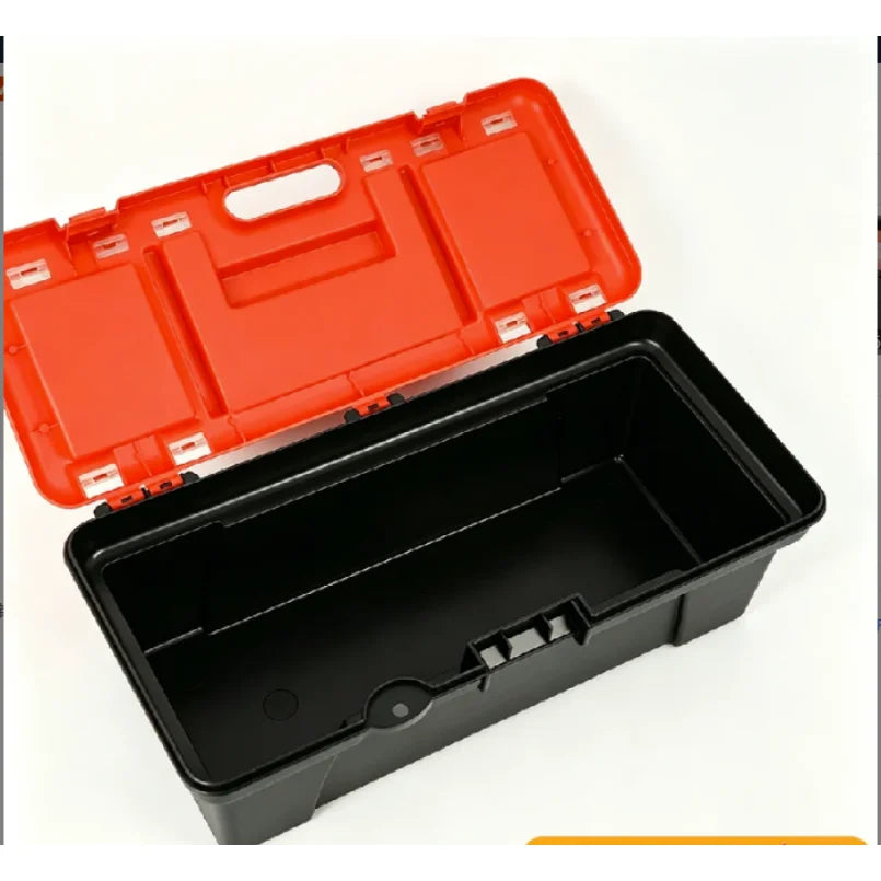 12 Inch Multi-functional ABS Plastic Tool Storage Box with Handle Portable Organizer Case for Home Car Use