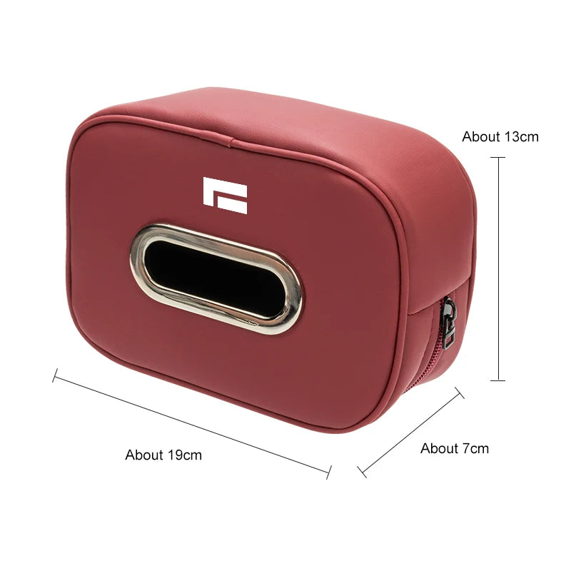 Microfiber Leather Backrest Tissue Bag Armrest Storage Box Car Accessories for BAIC Polestone Rox 01 Jishi 01