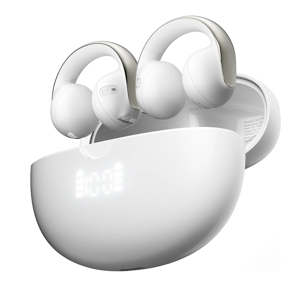 Blackview AirBuds 13 OWS Ear Clip Headset with LED Display IPX7 Waterproof 400mAh Bluetooth 5.4 Sports Earphones with Mic