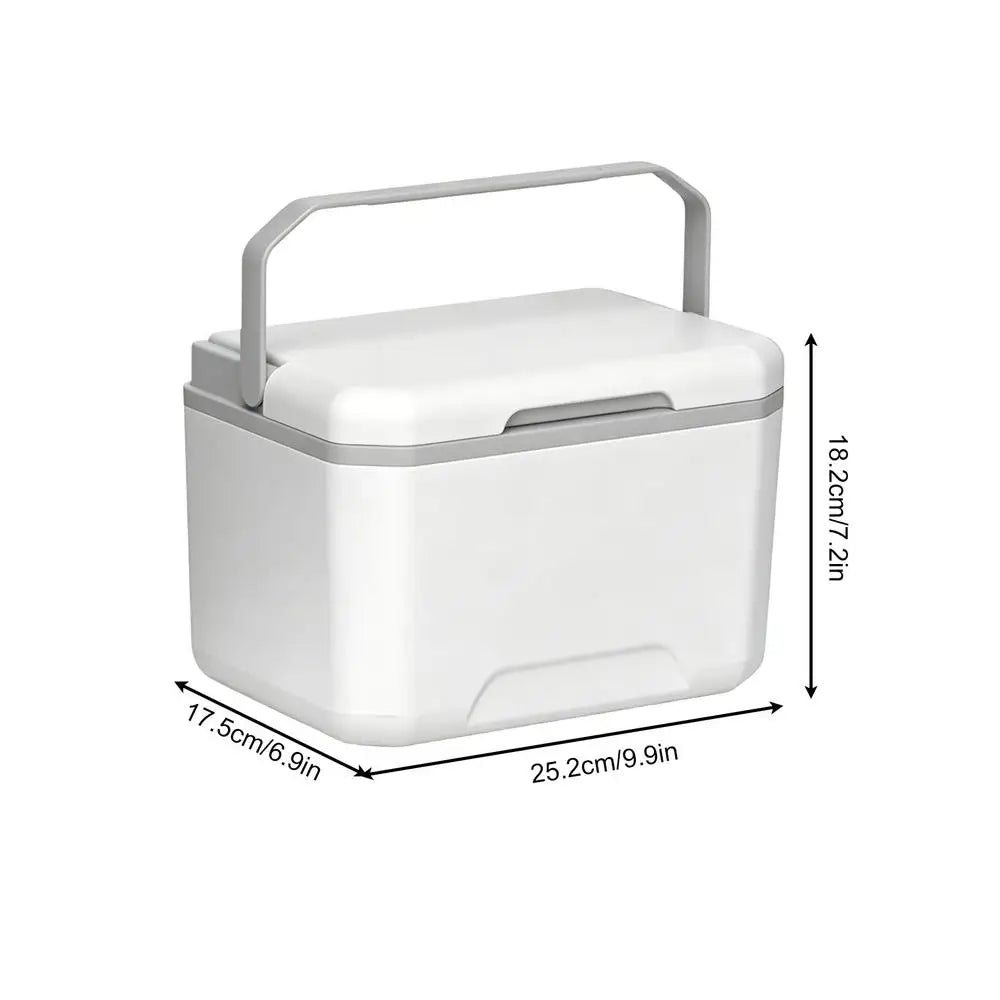 Camping Ice Cooler With Handle Portable 5L Insulated Ice Boxes Leakproof Hard Sided Coolers Chiller For Camping Picnic Fishing