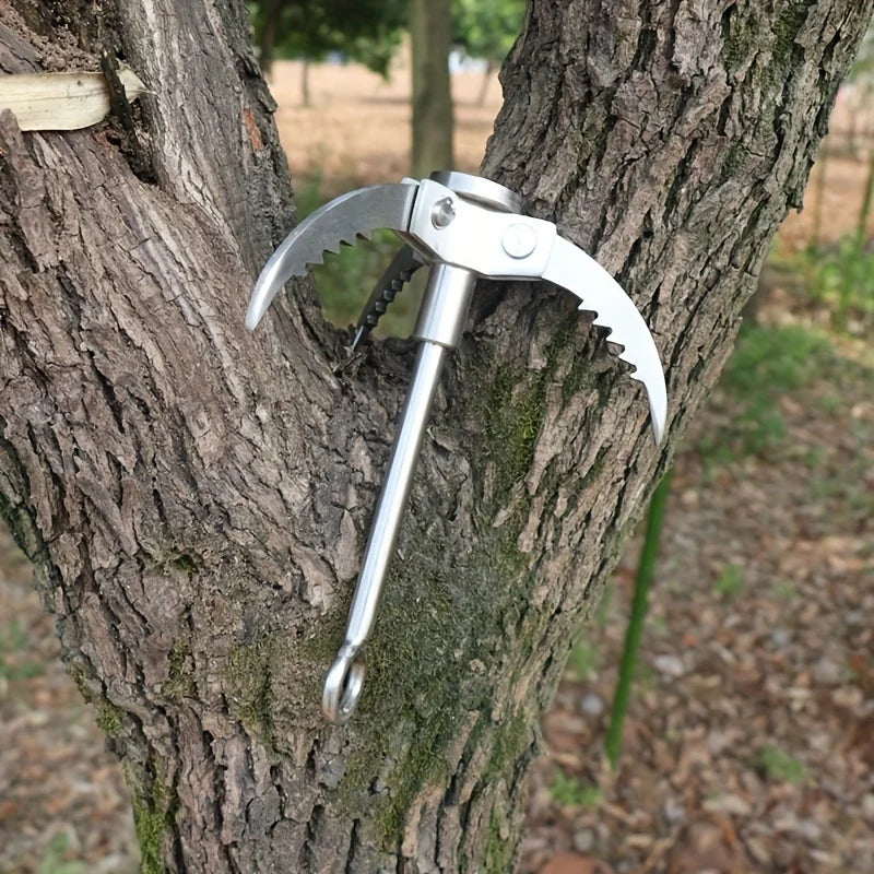 Grappling Hook Folding Claw Multifunctional Stainless Steel Hook for Outdoor Survival   Three paws/  Four paws