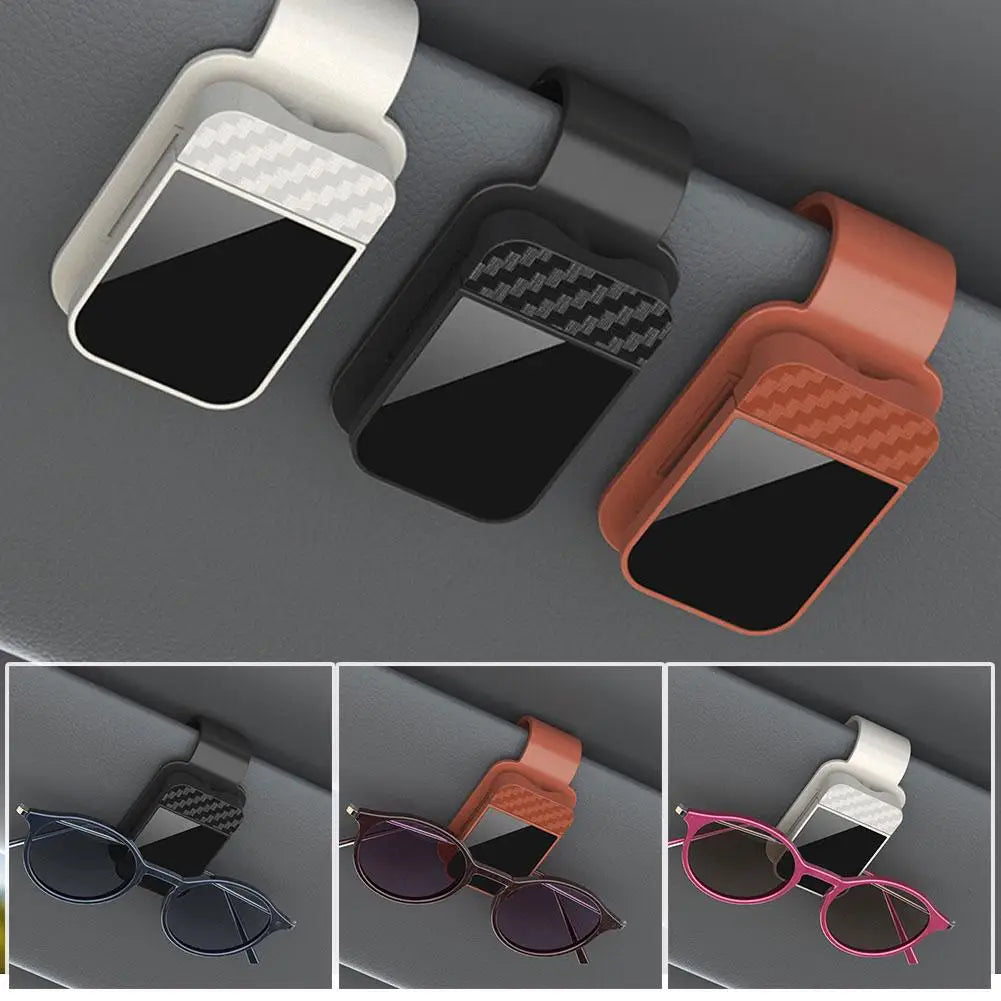 Car Sun Visor Eyeglass Frame Car Glasses Clip Universal Clip Sunglasses Sun Glasses Holder Visor Car Interior Accessory Aut N8H9